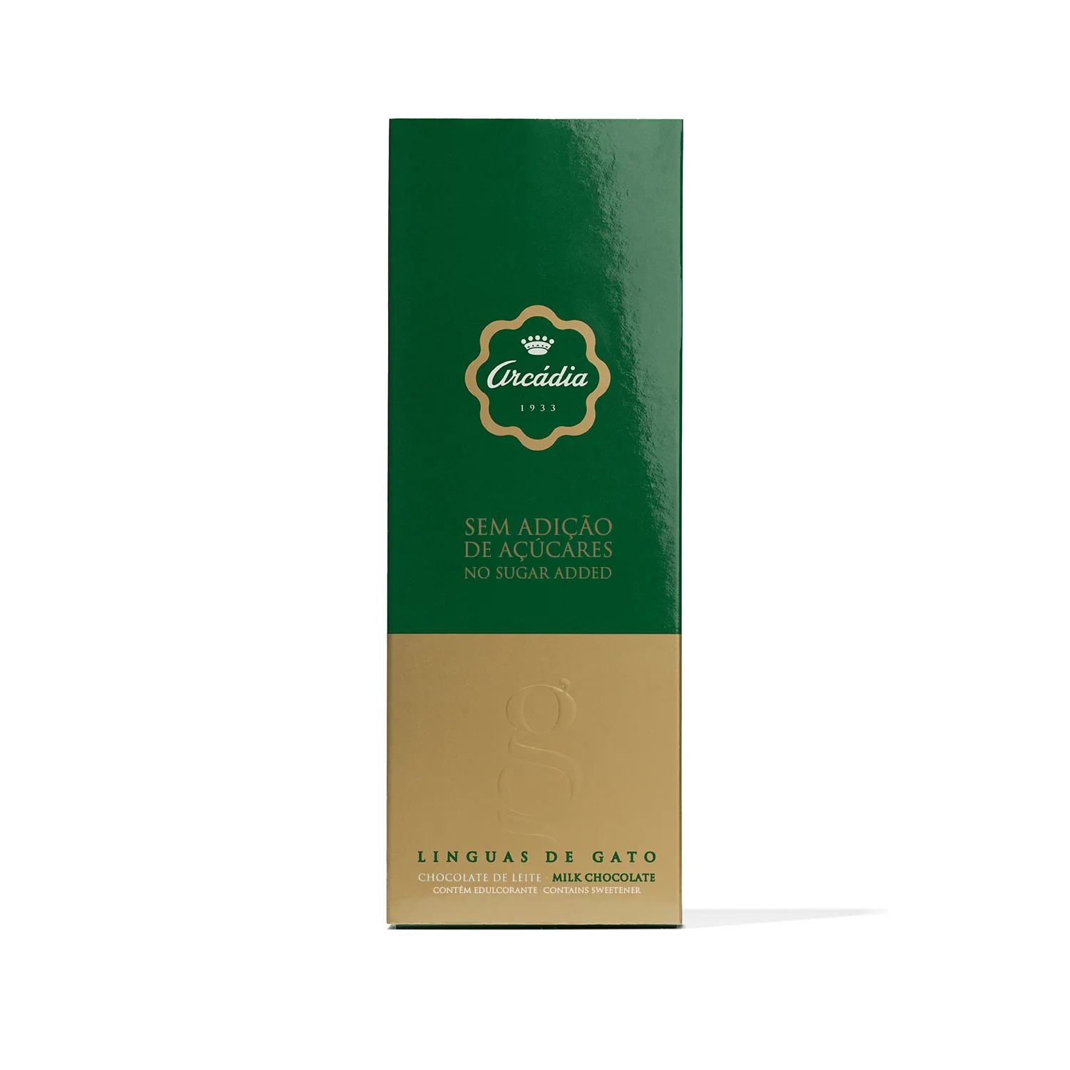 Línguas de Gato - Chocolate de Leite sem Adição de  Açúcar