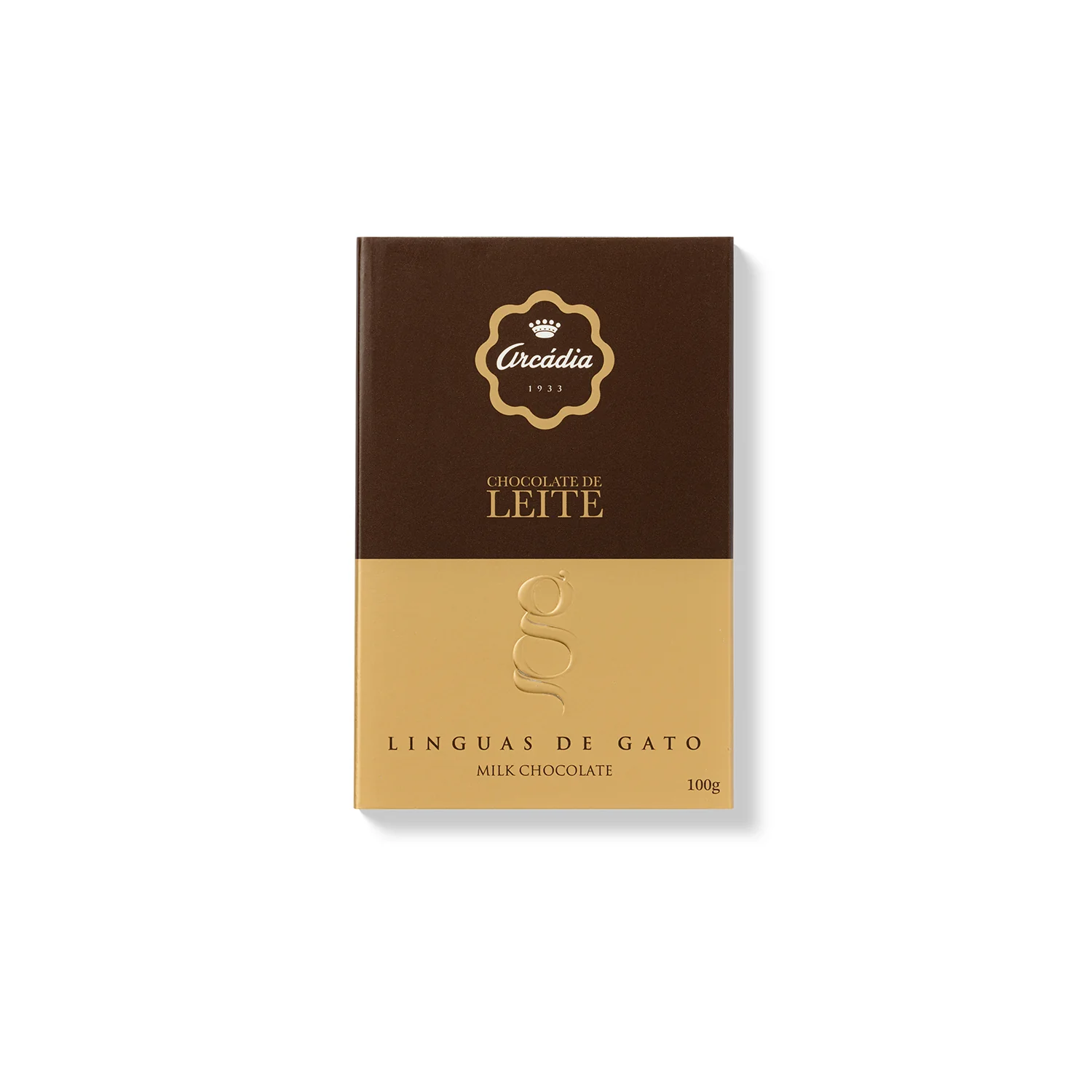 Línguas de Gato de Chocolate de Leite - Caixa Pequena