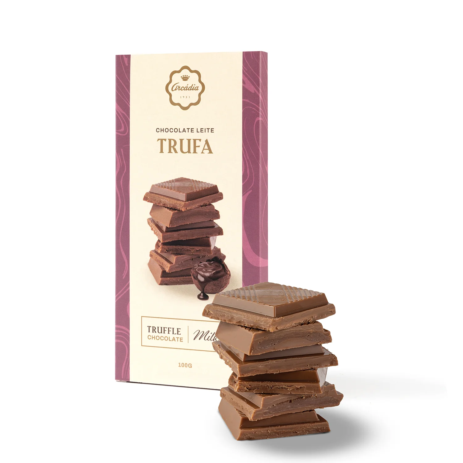 Tablete - Chocolate de Leite e Trufa